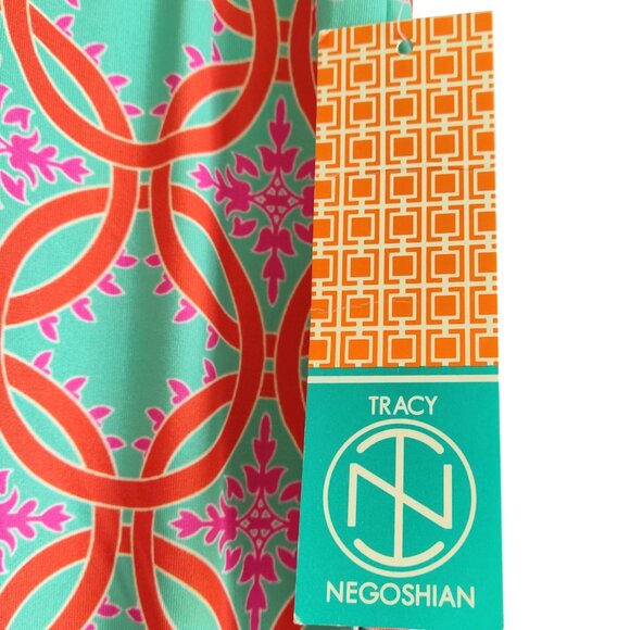 Tracy Negoshian Presley Wide Leg Flowy Geometric Print Stretch Lounge Pant M NWT - Picture 4 of 4